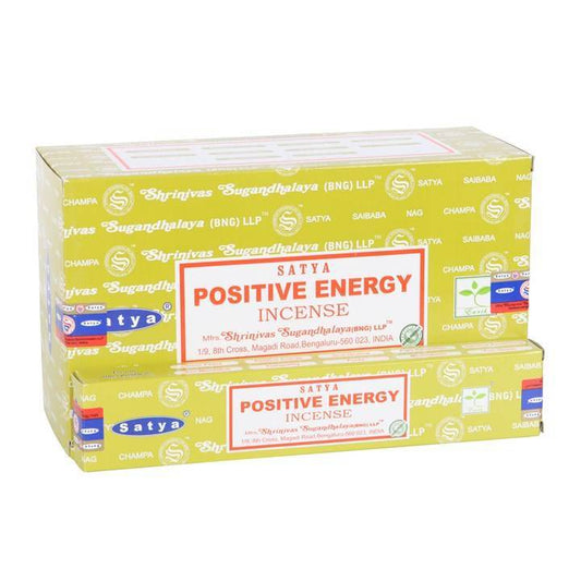 12 Packs of Positive Energy Incense Sticks by Satya-Sociodigi