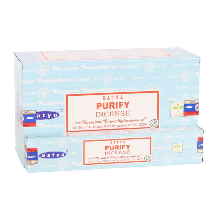 12 Packs of Purify Incense Sticks by Satya-Sociodigi
