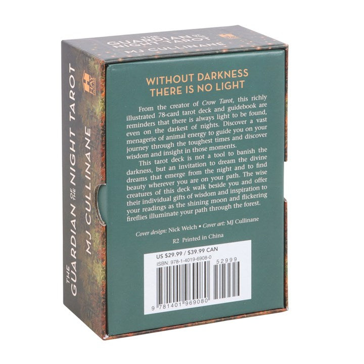 The Guardian of the Night Tarot Cards by MJ Cullinane – 78 Cards with Guidebook-Sociodigi