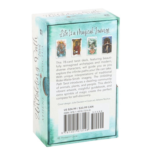 The Unfolding Path Tarot Deck | 78 Cards & Guidebook by Athene Noctua-Sociodigi
