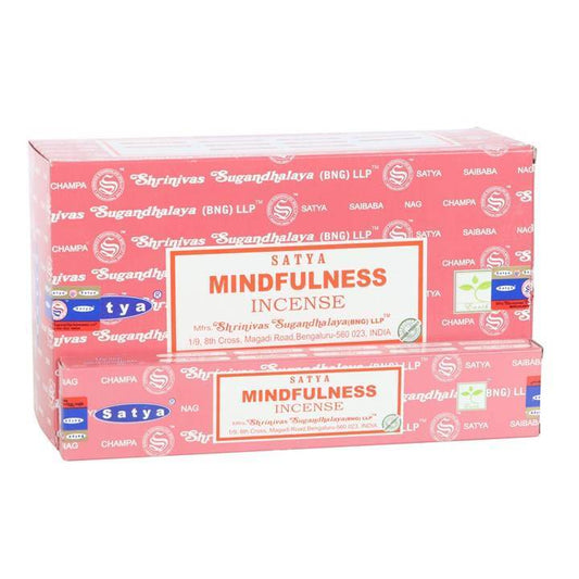 12 Packs of Mindfulness Incense Sticks by Satya-Sociodigi