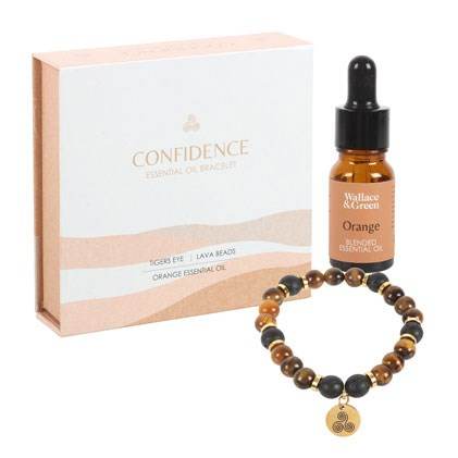 Tiger’s Eye Crystal Bracelet with Essential Oil Confidence & Strength-Sociodigi