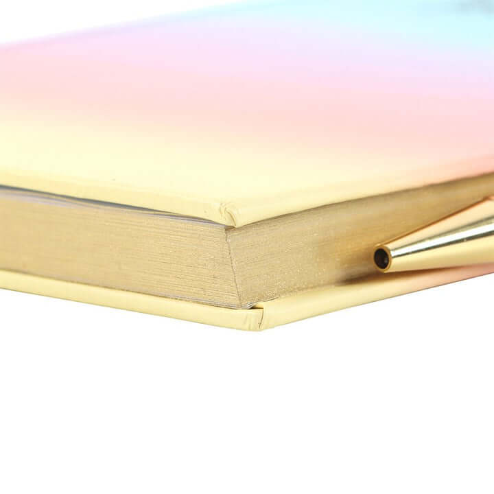 Gold-colored product with a gradient effect on a white background