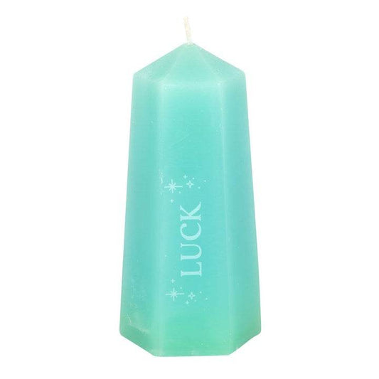 Luck Crystal Candle with Rough Green Aventurine-Sociodigi