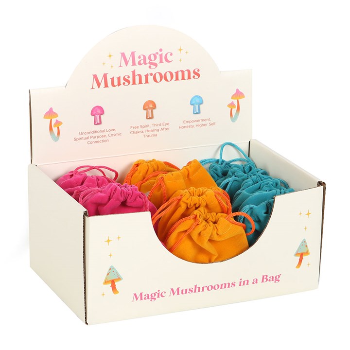 Set of 24 Magic Aura Mushrooms in a Bag