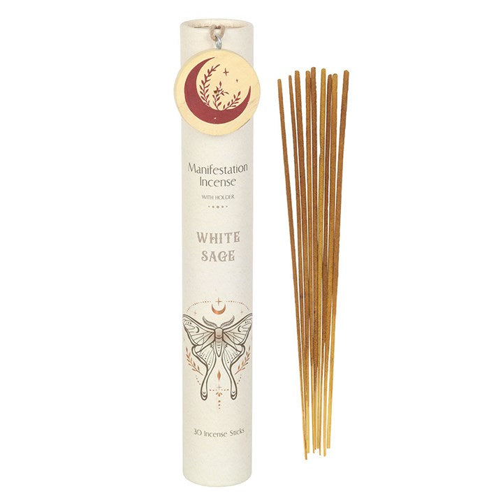 Set of 12 White Sage Manifestation Incense Stick Gift Sets-Sociodigi
