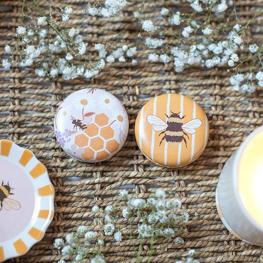 Set of 12 Honey Bee Compact Mirrors
