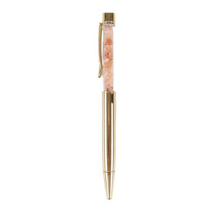 Set of 42 Chakra Crystal Chip Pens in Display