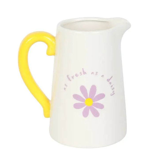 Fresh as a Daisy Ceramic Flower Jug-Sociodigi