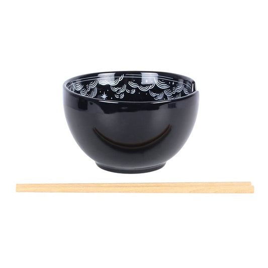 Spellbound Sky Noodle Bowl and Chopsticks Set