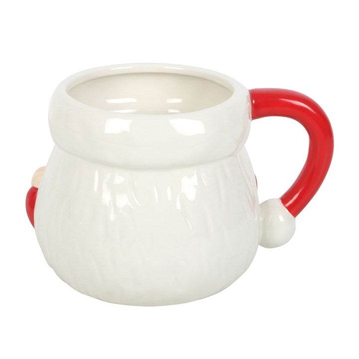 Santa Claus Shaped Mug Festive Christmas Hot Chocolate Mug-Sociodigi