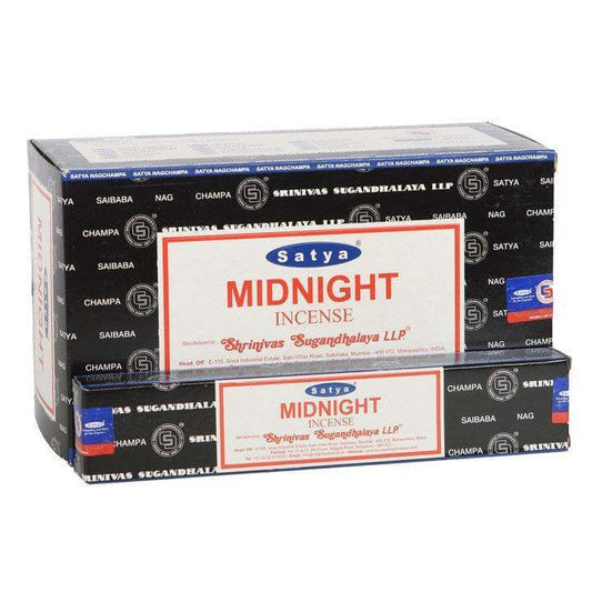 12 Packs of Midnight Incense Sticks by Satya-Sociodigi