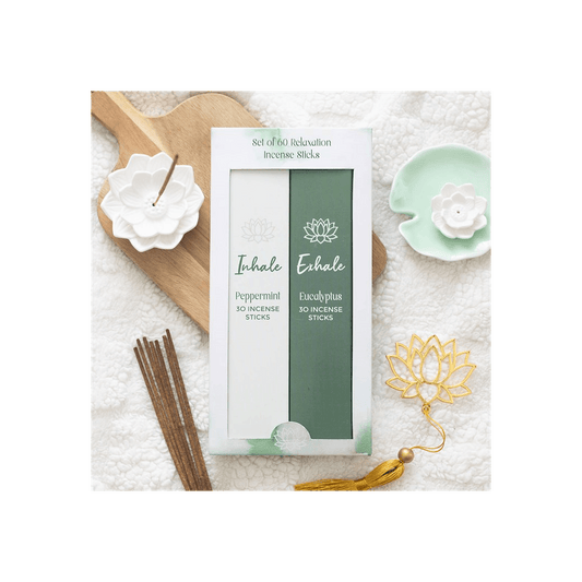 Set of 2 Inhale Exhale Incense Stick Packs