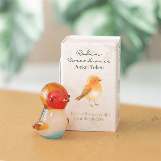 Set of 24 Robin Remembrance Pocket Tokens in Display