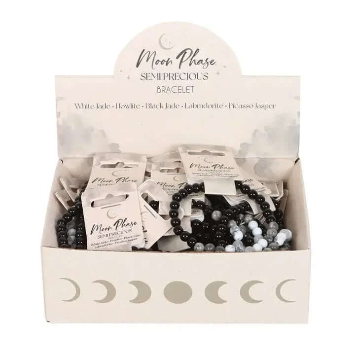 Set of 36 Moon Phase Crystal Bracelets-Sociodigi
