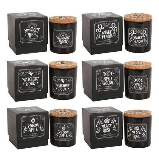 Set of 6 Midnight Ritual Candles | Mystical Scented Candles-Sociodigi