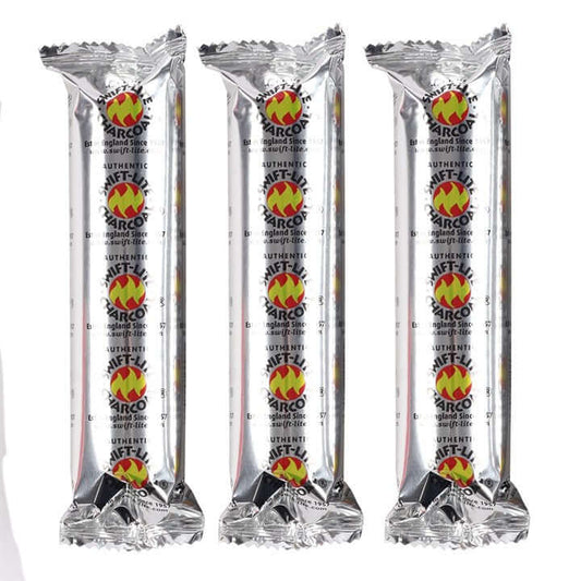 Set of 3 packs of Excelsior swift lite charcoal discs for burning resins and incense.