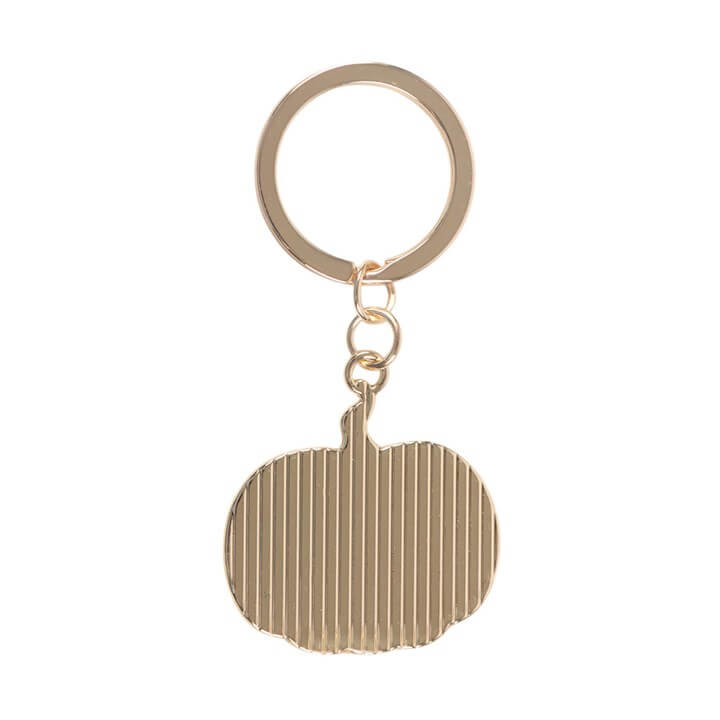The Legend of Sleepy Hollow Pumpkin Keyring featuring a carved pumpkin design, perfect for Halloween enthusiasts.