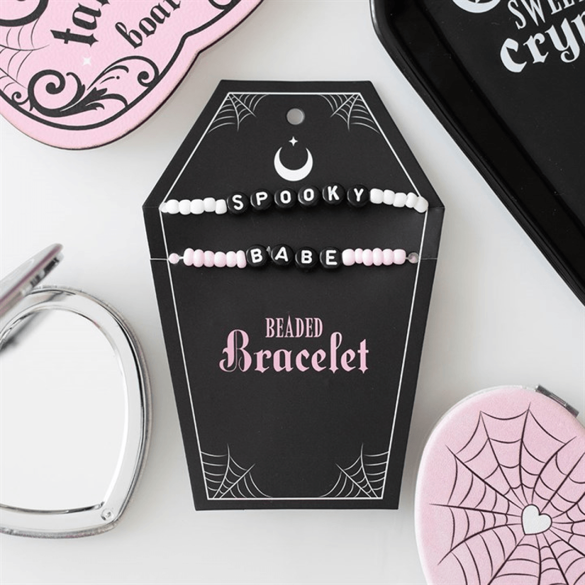 Spooky Babe Beaded Bracelet Set