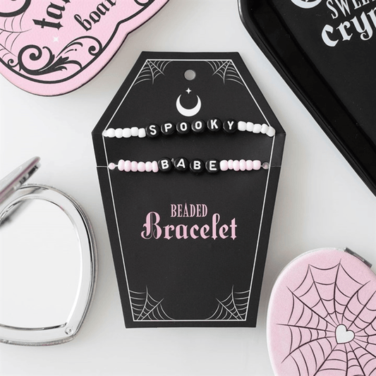 Spooky Babe Beaded Bracelet Set