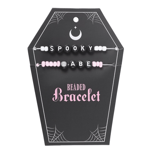 Spooky Babe Beaded Bracelet Set