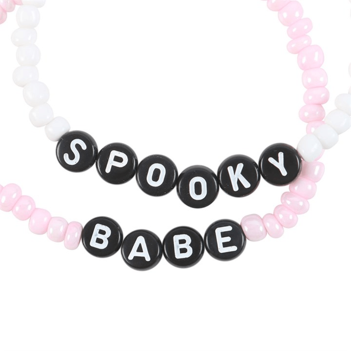 Spooky Babe Beaded Bracelet Set