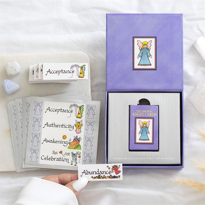 The Original Angel Cards: New Edition | 72 Angel Oracle Deck with Stickers-Sociodigi