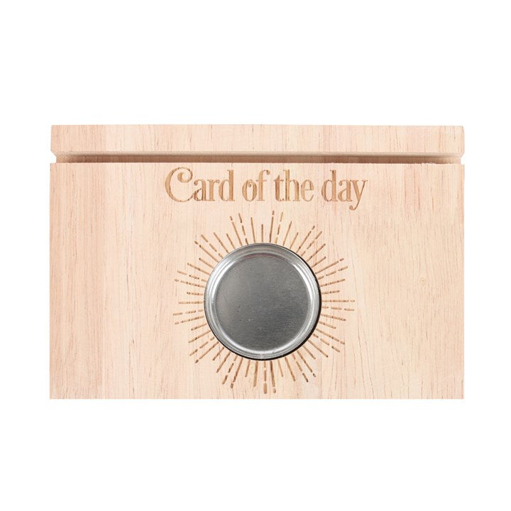 Natural Card of the Day Tarot Card Stand Tealight Holder N/A