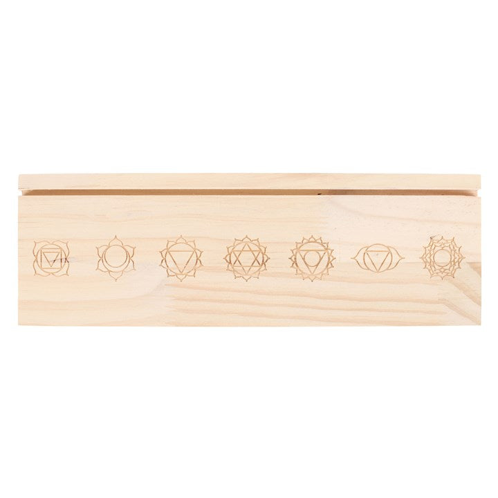 Natural Seven Chakras Tarot Card Stand N/A