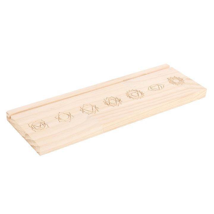 Natural Seven Chakras Tarot Card Stand N/A