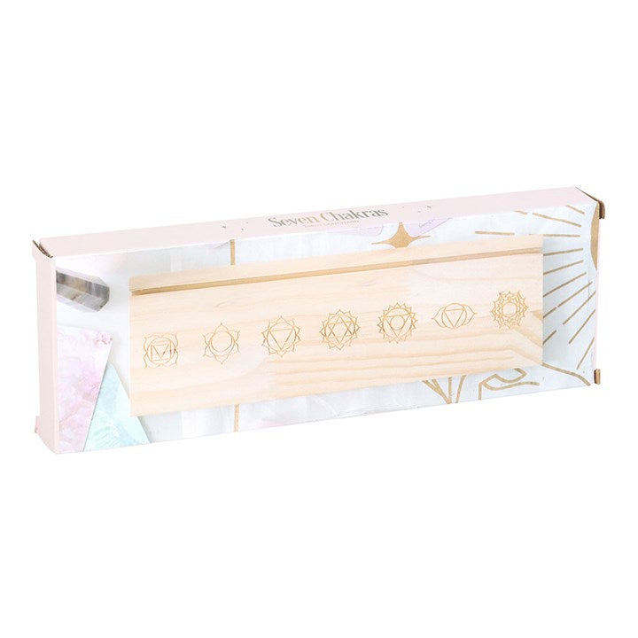 Natural Seven Chakras Tarot Card Stand N/A