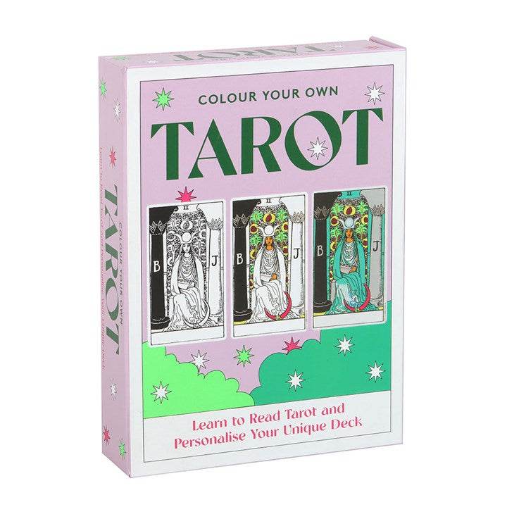 Colour Your Own Tarot Cards – 78-Card Deck for Creativity & Intuition-Sociodigi