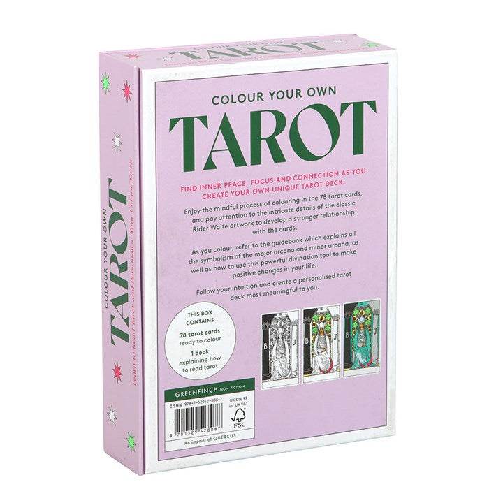 Colour Your Own Tarot Cards – 78-Card Deck for Creativity & Intuition-Sociodigi