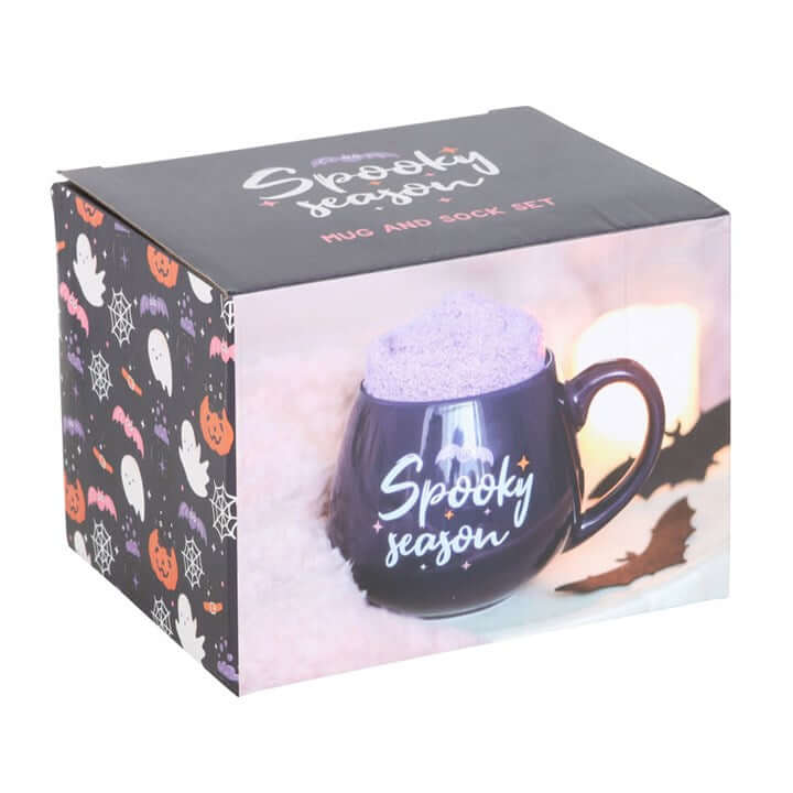 Spooky Season Mug and Socks Set N/A