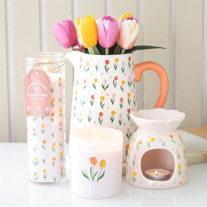 If Mums Were Flowers French Tulip Candle N/A