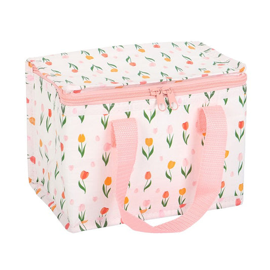 Tulip Print Recycled Plastic Lunch Bag N/A