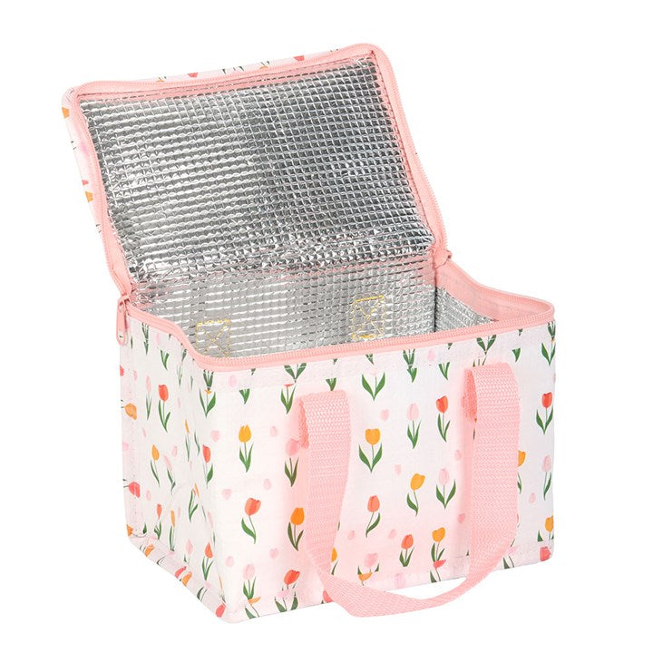 Tulip Print Recycled Plastic Lunch Bag N/A