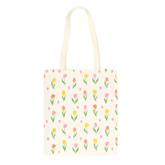Tulip Print Tote Bag N/A