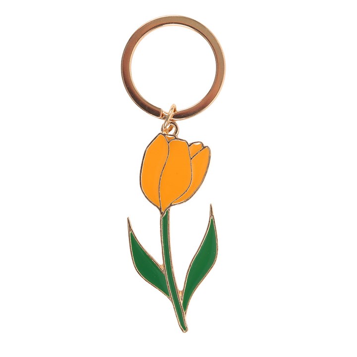 Yellow Tulip Keyring N/A