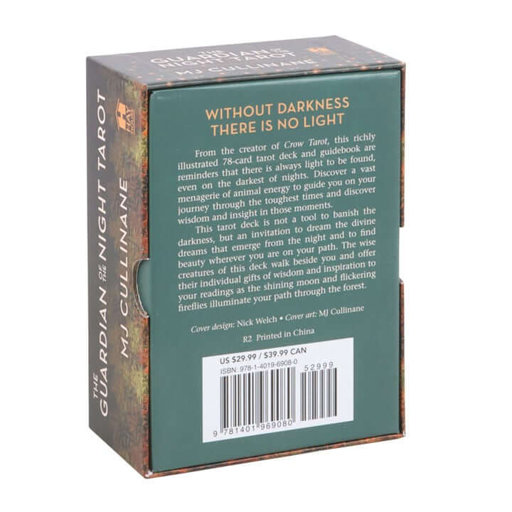 The Guardian of the Night Tarot Cards by MJ Cullinane – 78 Cards with Guidebook-Sociodigi