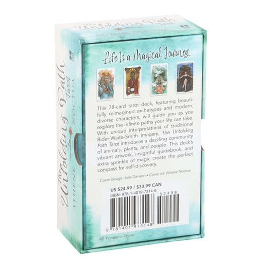 The Unfolding Path Tarot Deck | 78 Cards & Guidebook by Athene Noctua-Sociodigi