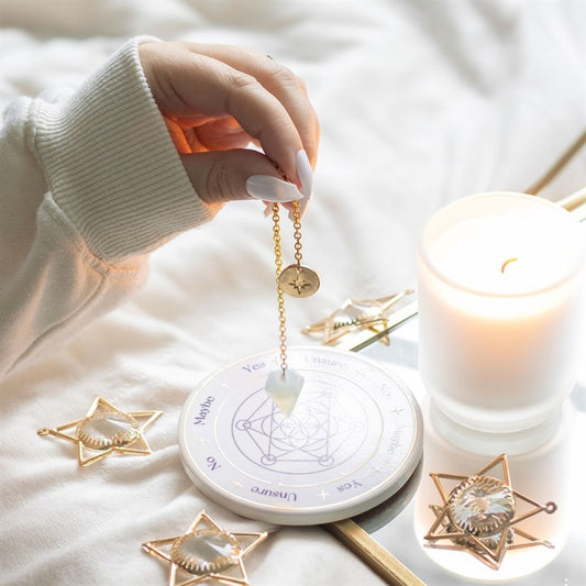 Opalite Pendulum Divination Kit N/A