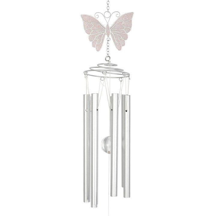 White Butterfly Windchime N/A