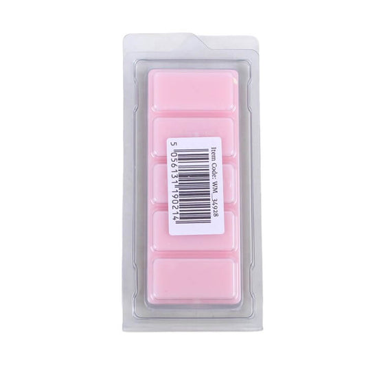 Belle 50g Wax Melt Snap Bar in packaging showcasing five pink segments for aromatic home fragrance.