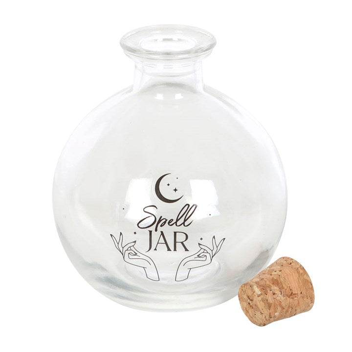 10cm Glass Spell Jar with Spell Recipe Booklet – Manifestation & Energy Magic-Sociodigi