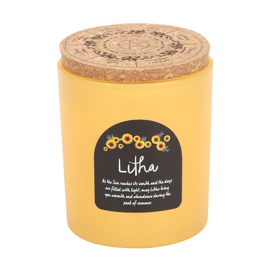Litha Wildflower Wheel of the Year Candle N/A