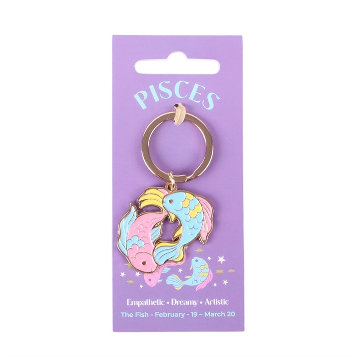 Zodiac Zest Pisces Keyring