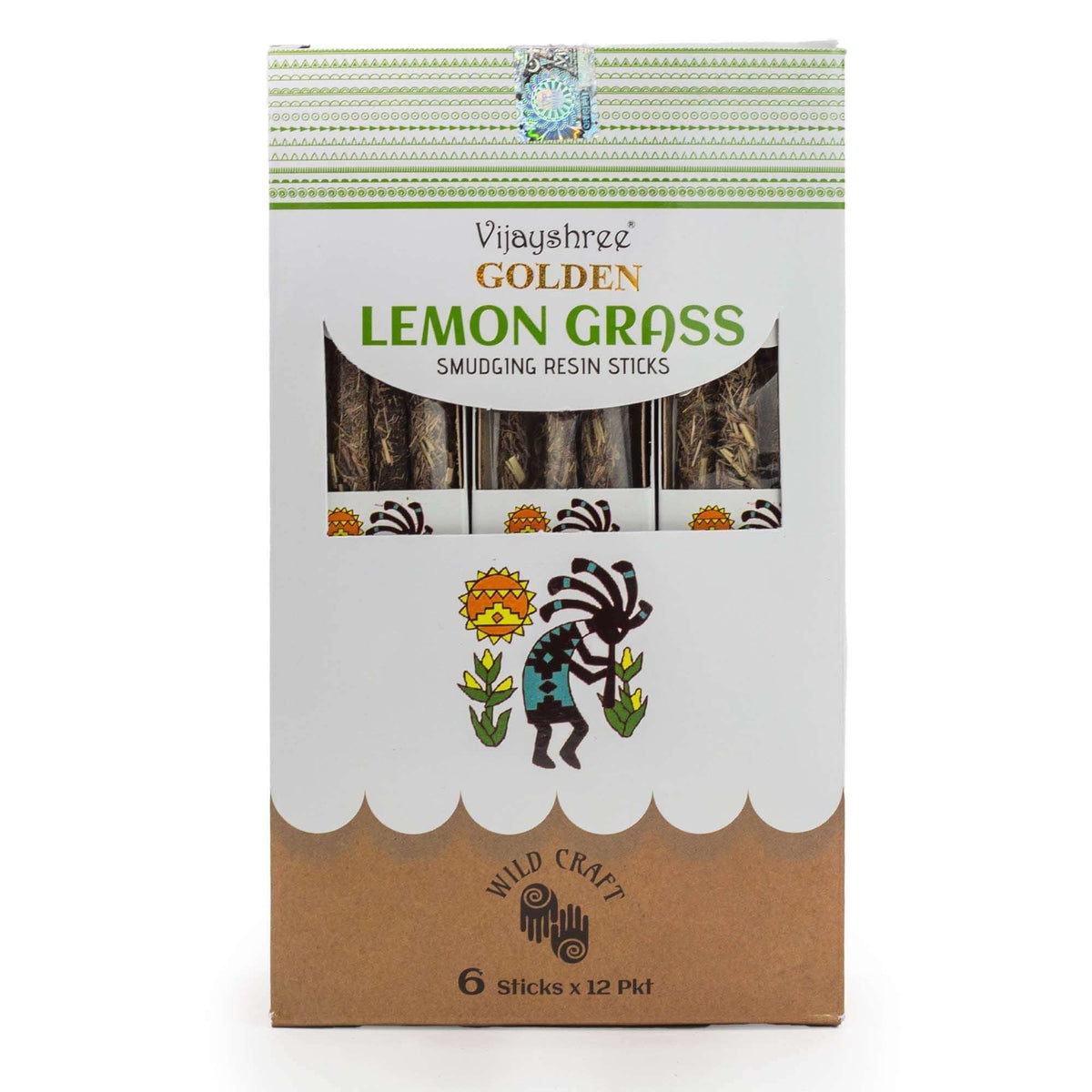 Golden Lemon Grass Smudging Resin Sticks - 30g