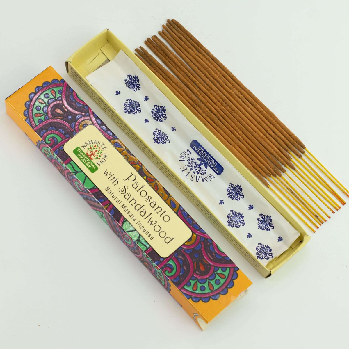 Namaste Mandala Masala Incense - Palo Santo with Sandalwood