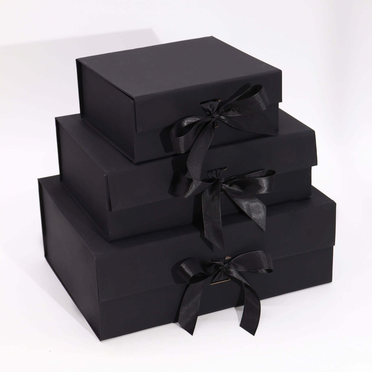 Flat Pack Gift Box - Extra Large  (33x25x12cm) - Black